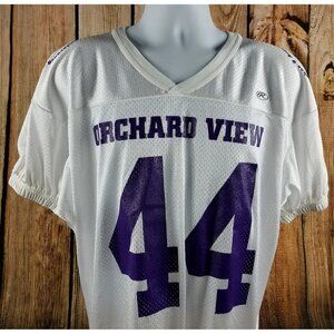 Orchard View Muskegon MI Michigan Football Jersey Size Large Rawlings New Tags